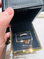 Direct mail for Japanese purchasing agent Graff/Graff sprial series rose gold full diamond ring 2.2mm
