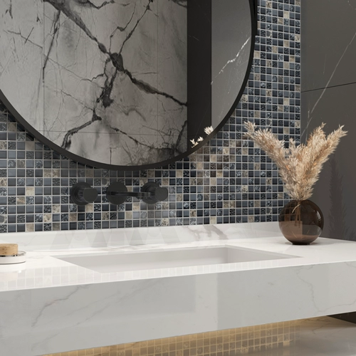 佳纷马赛克 Натуральная оболочка хрустальная стеклянная каменная головоломка Фоновая наклейка на стенах