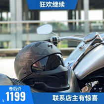 Spot US version Scorpion Scorpion retro Harley Motorcycle helmet Three-in-one combination full helmet 3 4 half helmet