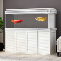 Special fish tank living room household Jinjing ultra-white glass bottom filter ecological custom light luxury color butterfly large dragon fish tank