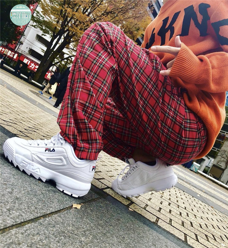 fila disruptor 2 mens red