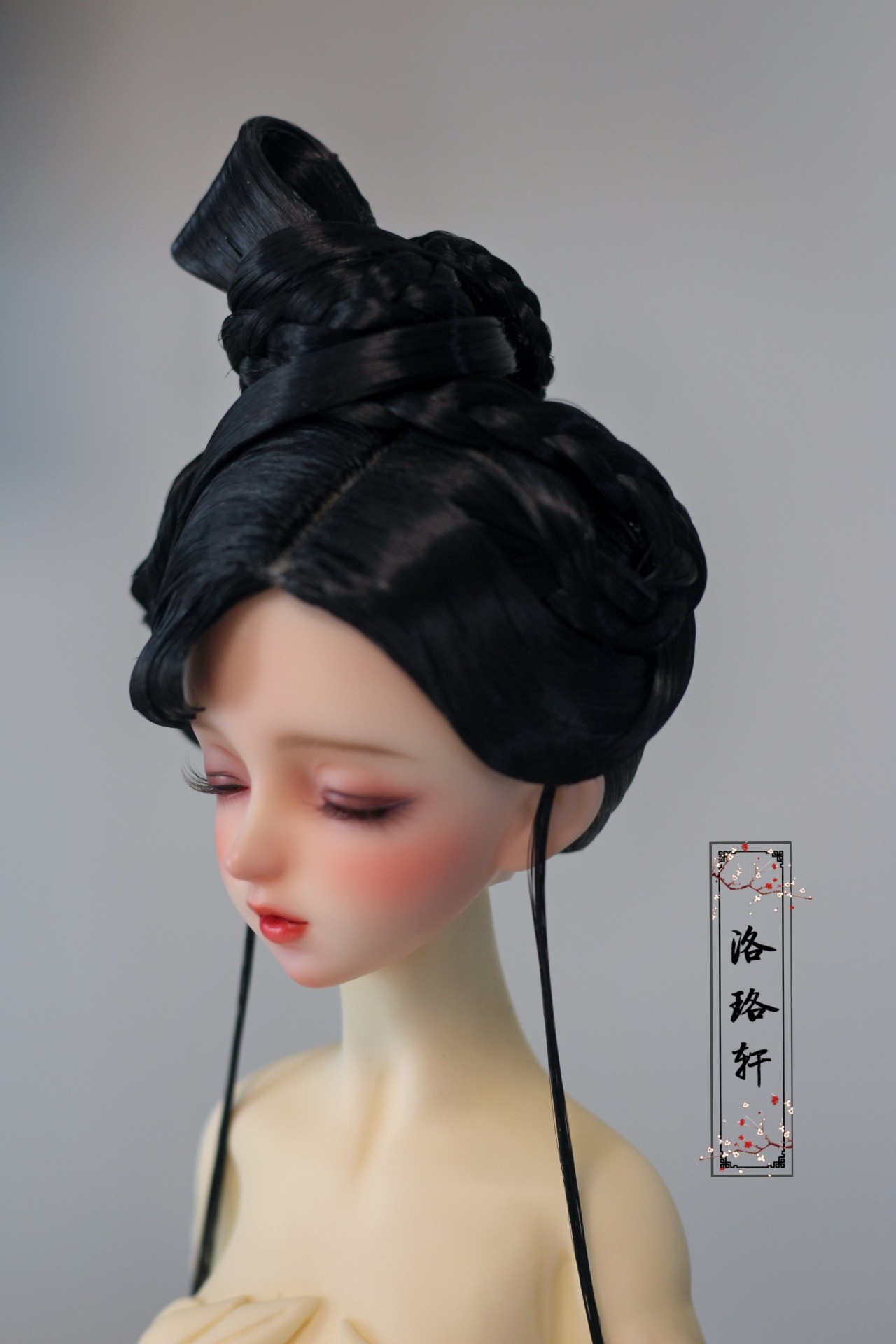 洛珞轩【长乐】BJD假发绝了!古风三分头神仙造型一键get!_BJD_淘宝游戏网