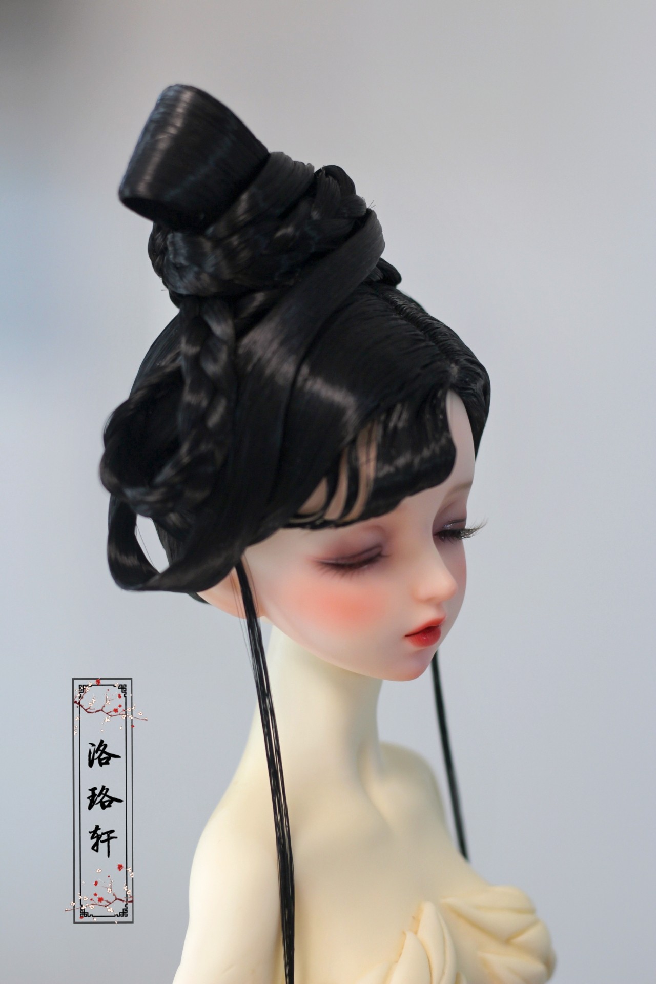 洛珞轩【长乐】BJD假发绝了!古风三分头神仙造型一键get!_BJD_淘宝游戏网