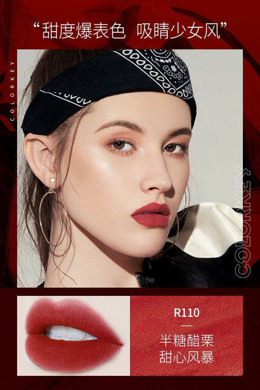 colorkey kelaqi velvet matte matte air lip glaze son bóng giá rẻ niche son môi màu mận - Son bóng / Liquid Rouge