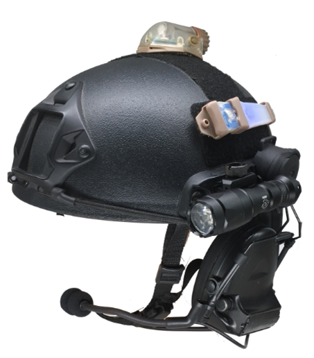 Bulletproof tactical helmet system communication system