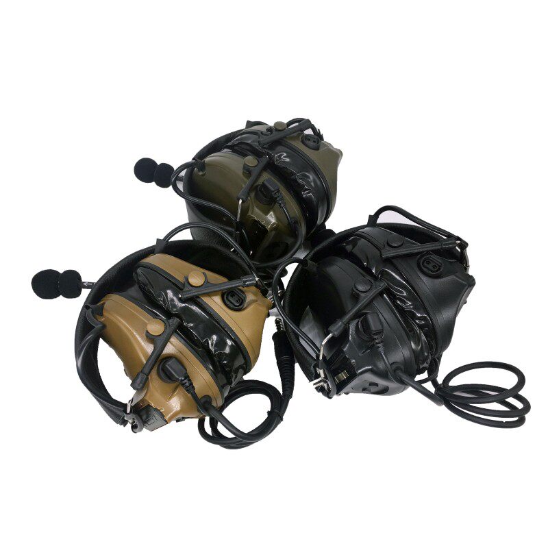 Comtac-III C3 Tactical Headphones Pickup Noise Cancelling Headphones Silicone Earmuffs