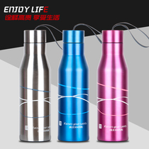 Stainless steel thermos cup for men and women students sports kettle riding fitness large Cup portable 500ml lettering customization