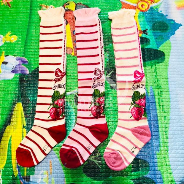 Now ST Strawberry High Silo Socks