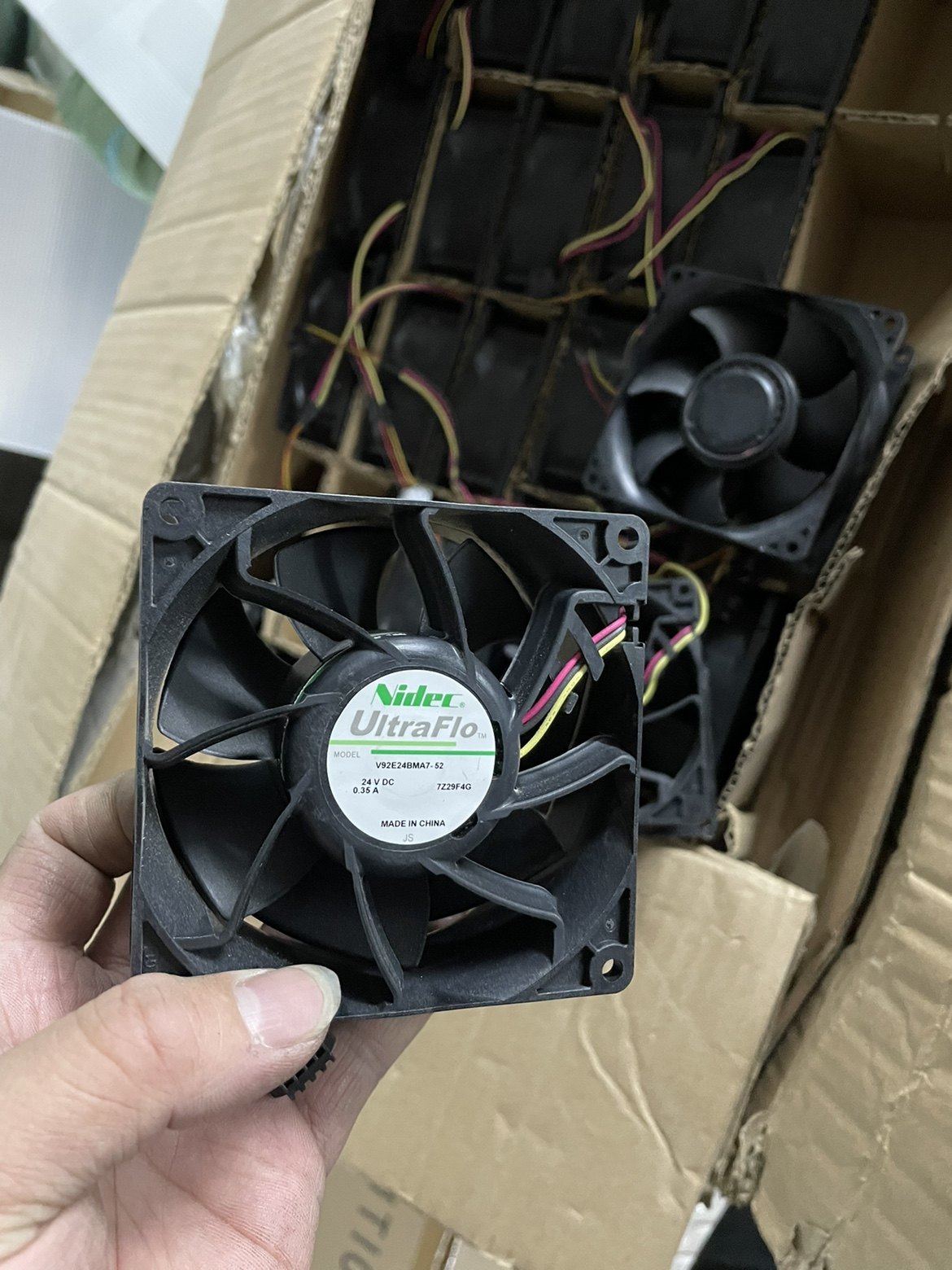 Nidec 24V V92E24BS1A7 V92E24BMA7-51 9238 Schneider ABB Cooling fan -52 - Taobao