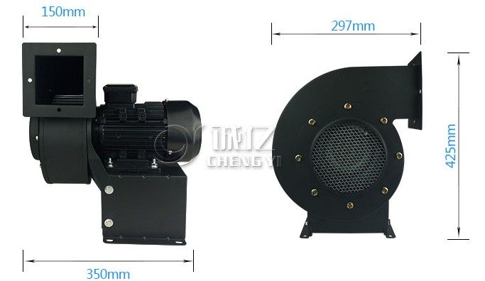CY centrifugal fan CY125M CY150 CY180 CY200 CY310 low noise high wind fan