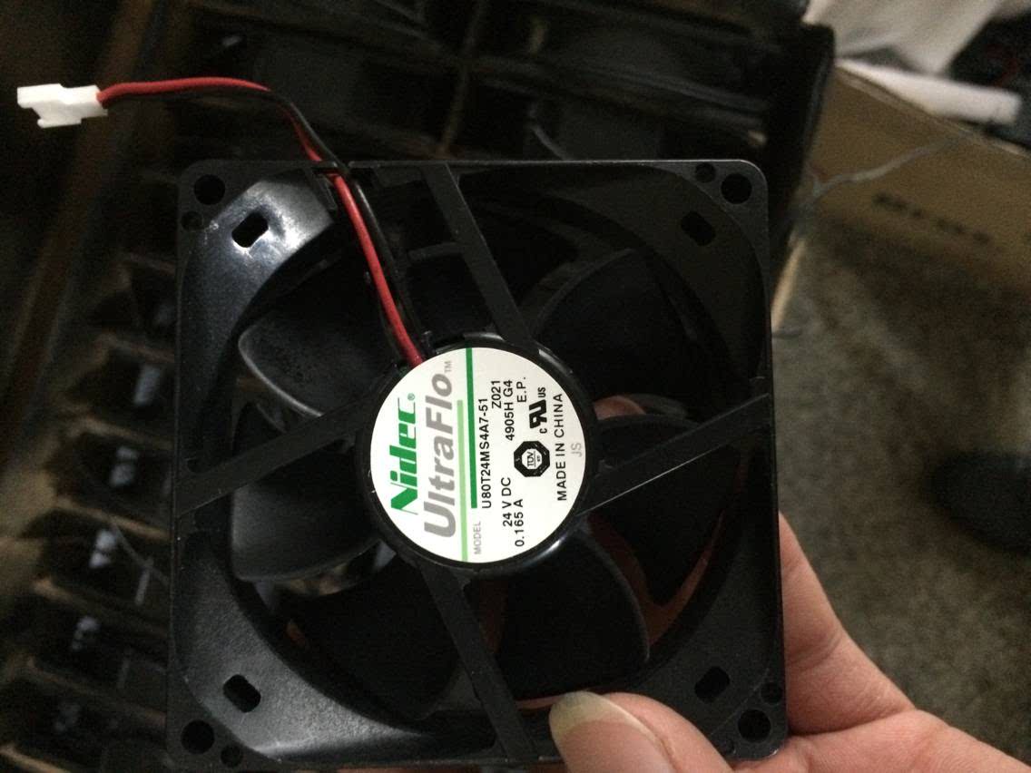 Original dress Nidec 8025 24V 0165 A 0165 A 8CM 8CM frequency inverter U80T24MS4A7-51 fan-Taobao