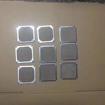 12CM cm high-grade aluminum metal dust mesh silver 12CM cooling fan 80 90 stainless steel mesh cover