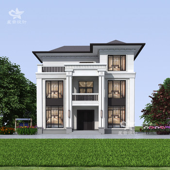 Design and Construction Drawings for a Two-And-A-Half-Story Villa in Rural Areas, Two-Story Small Western-Style House, Three-Story New Chinese-Style Modern Building