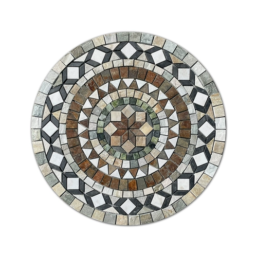 Уличная вилла, антикварная нескользящая мозаика, ископаемые