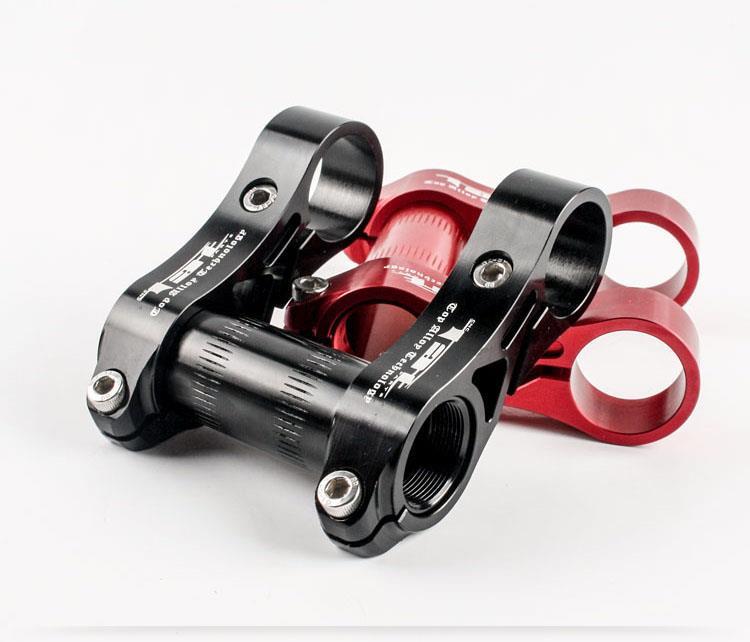 Folding car aluminum alloy double stand SP18 modified with 25 4CNC with dust cover choke plug increased by 55mm
