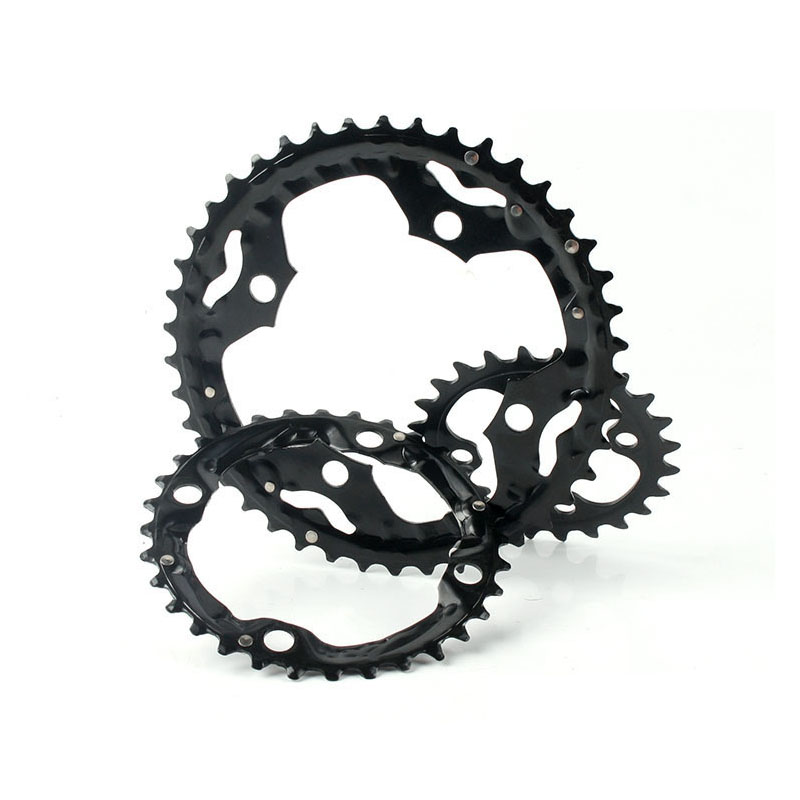 Mountain bike tooth plate tooth plate 44T38T42T32T24T tooth plate repair tooth plate disc square hole integrated crank