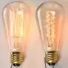 Incandescent bulb vintage tungsten wire 60w watt Edison bulb E27 screw port Industrial bar cafe decorative bulb