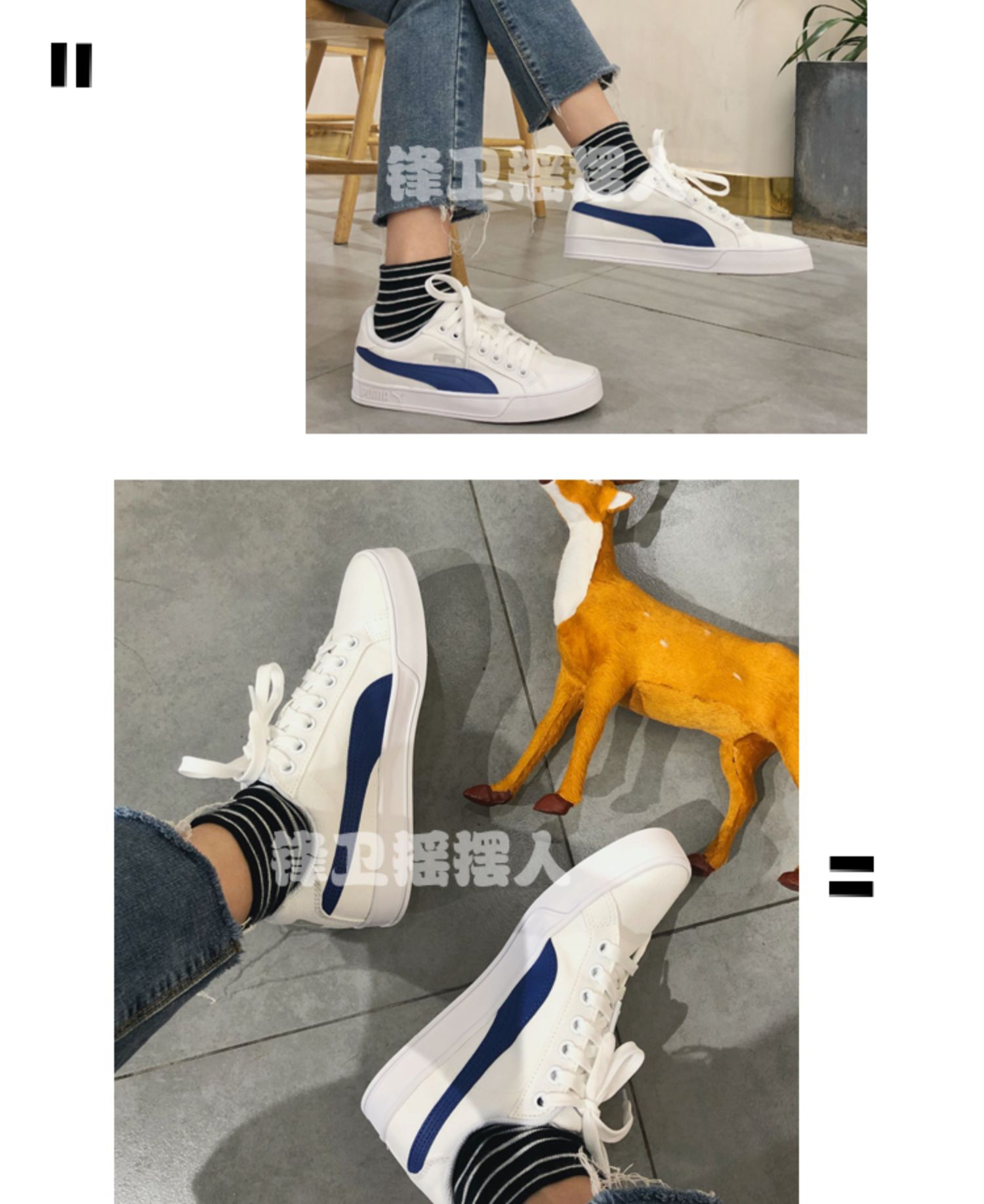 PUMA SMASH VULC CV đôi giày vải màu đen và trắng cổ điển 365968 / 359914-01 - Dép / giày thường giày sneaker