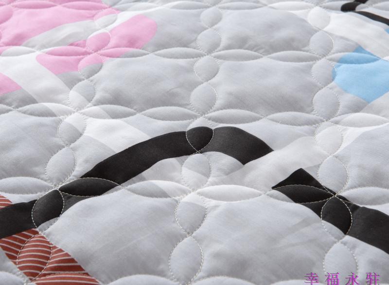 Chần bông trải giường cotton phong cách Châu Âu bedless giường váy mảnh duy nhất cotton cộng với cotton bed cover giường với giường baffle