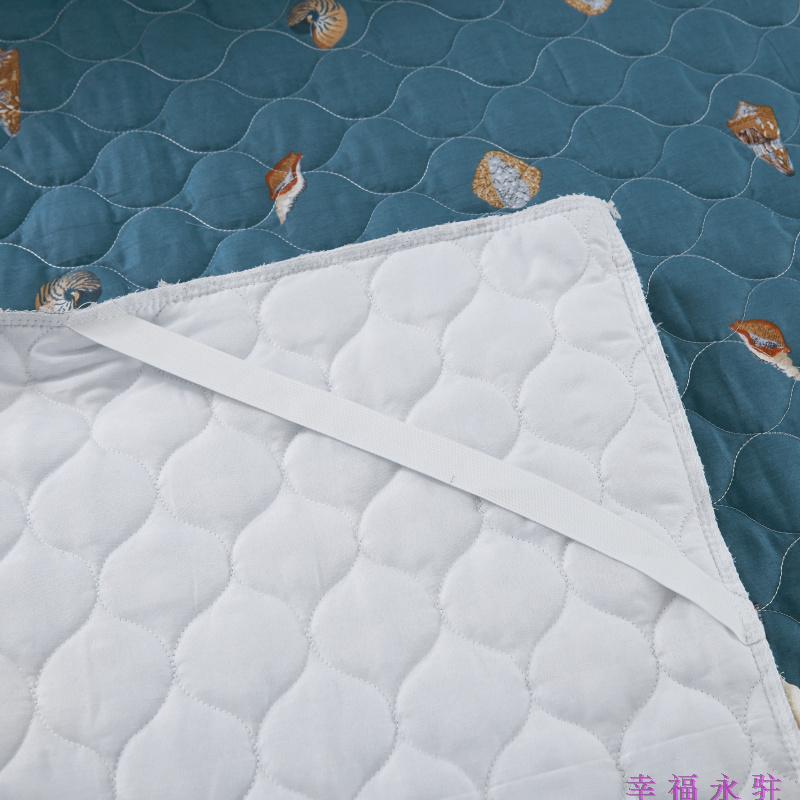 Chần bông trải giường cotton phong cách Châu Âu bedless giường váy mảnh duy nhất cotton cộng với cotton bed cover giường với giường baffle