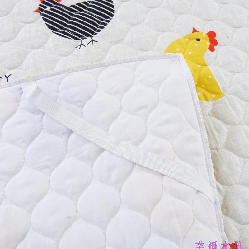 Chần bông trải giường cotton phong cách Châu Âu bedless giường váy mảnh duy nhất cotton cộng với cotton bed cover giường với giường baffle