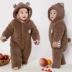 Quần áo trẻ em dày ấm mùa thu đông quần áo nam nữ quần áo trẻ em quần áo cotton tinh khiết mùa đông ra quần áo