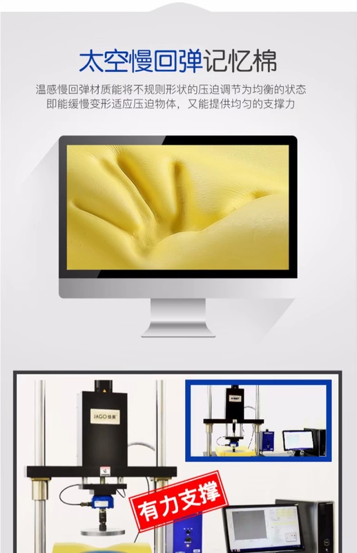 Gối cổ tử cung Jiaao chậm phục hồi bộ nhớ gối lõi trị liệu từ tính cao và thấp đốt sống cổ kéo gối gối ngồi xổm gối gối ôm cho bà bầu