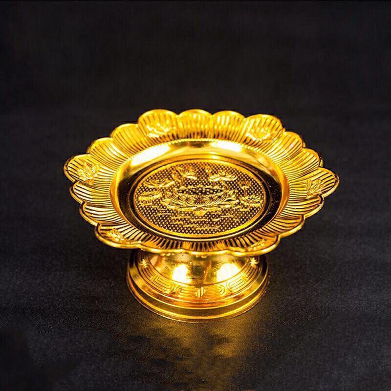 Fruit disk Lotus tray trim lotus high disk fruit disk for cash audio disk for Buddha Gong