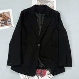 Осенний пиджак классического кроя для отдыха, коллекция 2022, популярно в интернете, оверсайз, изысканный стиль