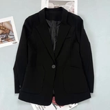 Осенний пиджак классического кроя для отдыха, коллекция 2022, популярно в интернете, оверсайз, изысканный стиль