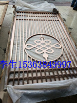 A Jia One Hollowed-out Stainless Steel Color Rose Gold Screen Booking Made of Profiled Screen Manufacturer Screen