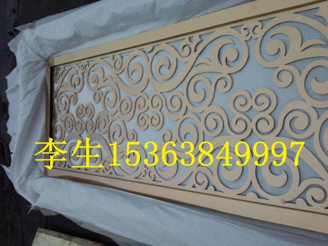 Supply of stainless steel flower lattice folding screen decoration Lattice Screens to do machining