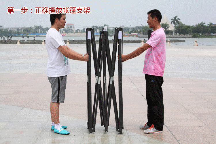 Quảng cáo gấp lều ô thực phẩm gian hàng lều mái hiên xe ngoài trời tán nhà để xe di động gian hàng lều - Lều / mái hiên / phụ kiện lều móc leo núi