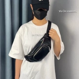 韩国ins网红超火胸包PU腰包斜挎百洋气时尚学生小挎包单肩潮酷包