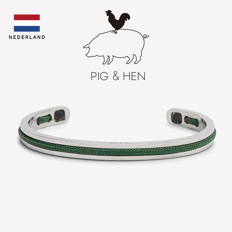 Gyroscopic identical hand rope boat rope tide sign Dutch plighen steel bracelet by pig and hen captain combustion