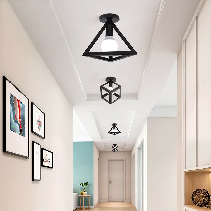 Nordic creative led walkway lamps modern minimalist corridor entrance hall porch balcony cloakroom ceiling lamp