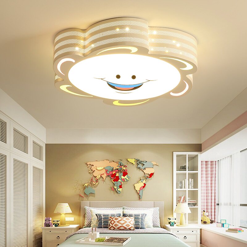 Children ceiling lamp led bedroom room lamp Creative warm cartoon boy girl lamp Simple modern eye protection