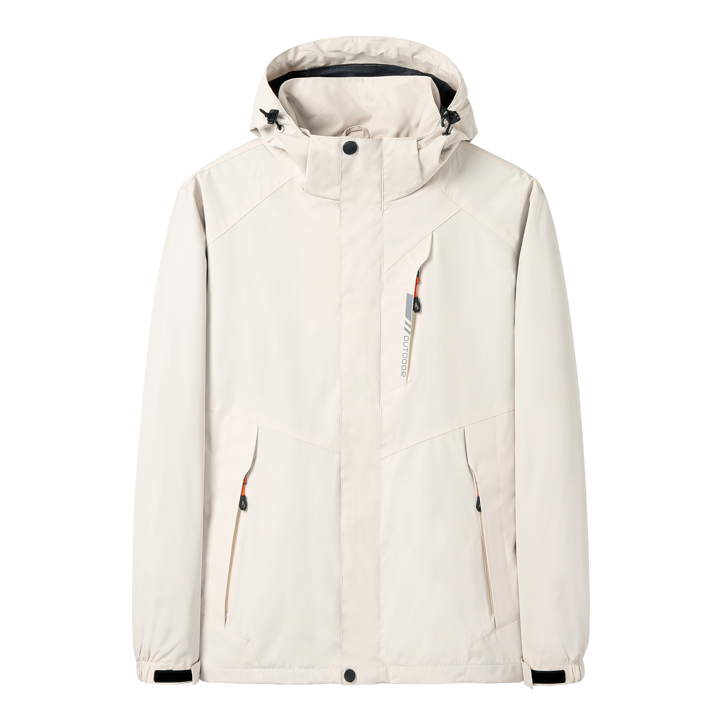 Outdoor submachine clothing for men and women in spring and autumn single coat jacket jacket workwear logo printed word windproof and waterproof wind suit