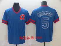 Atlanta Braves 5#FREEMAN Warriors new baseball uniform men