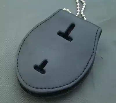 American ID clip suitable for multiple badge wallets large size badge cover leather