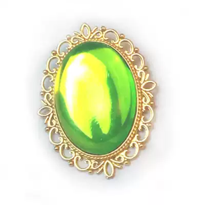 千华轩树脂宝石紫罗兰永恒花园薇尔莉特动漫同款胸针项链 Cosplay