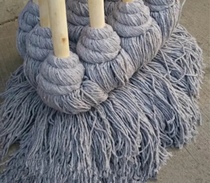 10 wooden mops old-fashioned cotton mops cleaning property school sanitation special large head extension pole