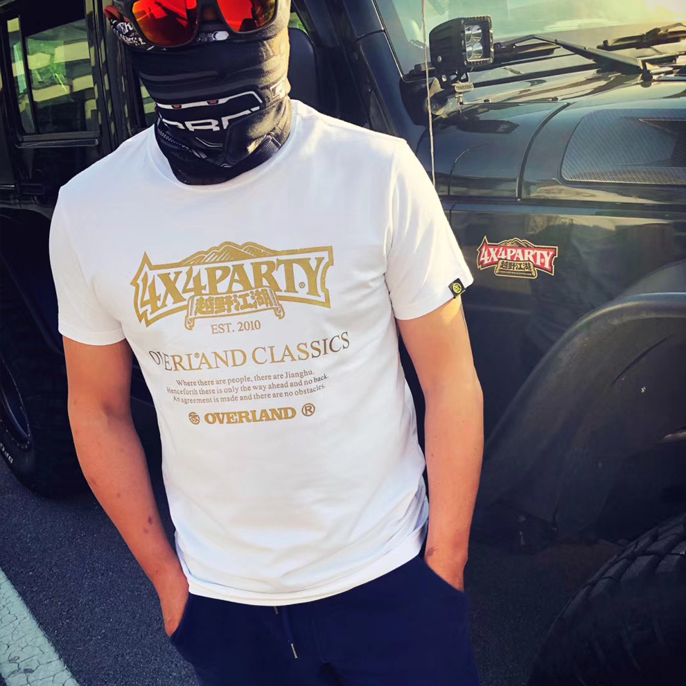 Oko River Lake Retro Hot Stamp Round-sleeved T-shirt Men Half-sleeved Husbands Locomotive Tide Large Size Summer Clothing