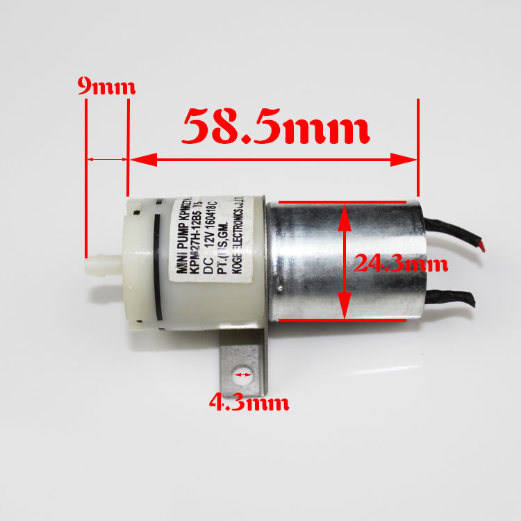 () 370 air pump oxygenation pump fish tank micro muted oxygen pump fishing portable 3-12V