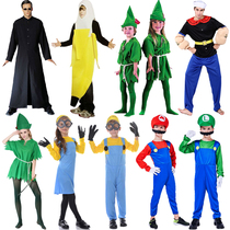 Halloween cos adult children cartoon costumes Marie film and TV costumes Vigorous Sailor Costume for Little Fly-Man costumes
