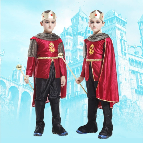 Детский королевский комплект для мальчиков, xэллоуин, выпускной вечер, детская одежда