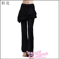 Черный двойной косое край