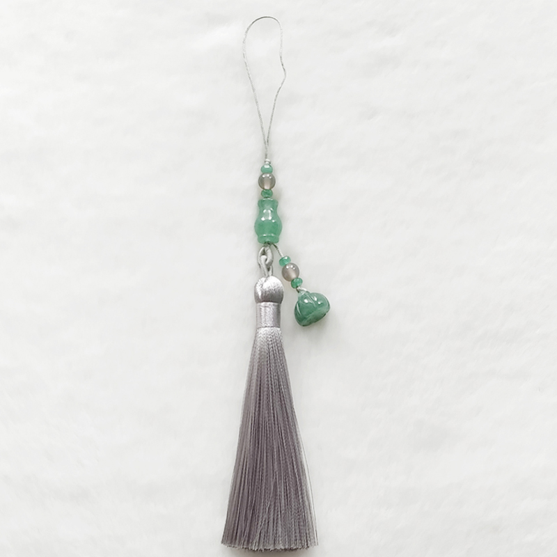 Original national wind Dongling Yu bottle Lianbo flow of Suzuo wind small crash crash crash in the flap hanging mounted in the safety