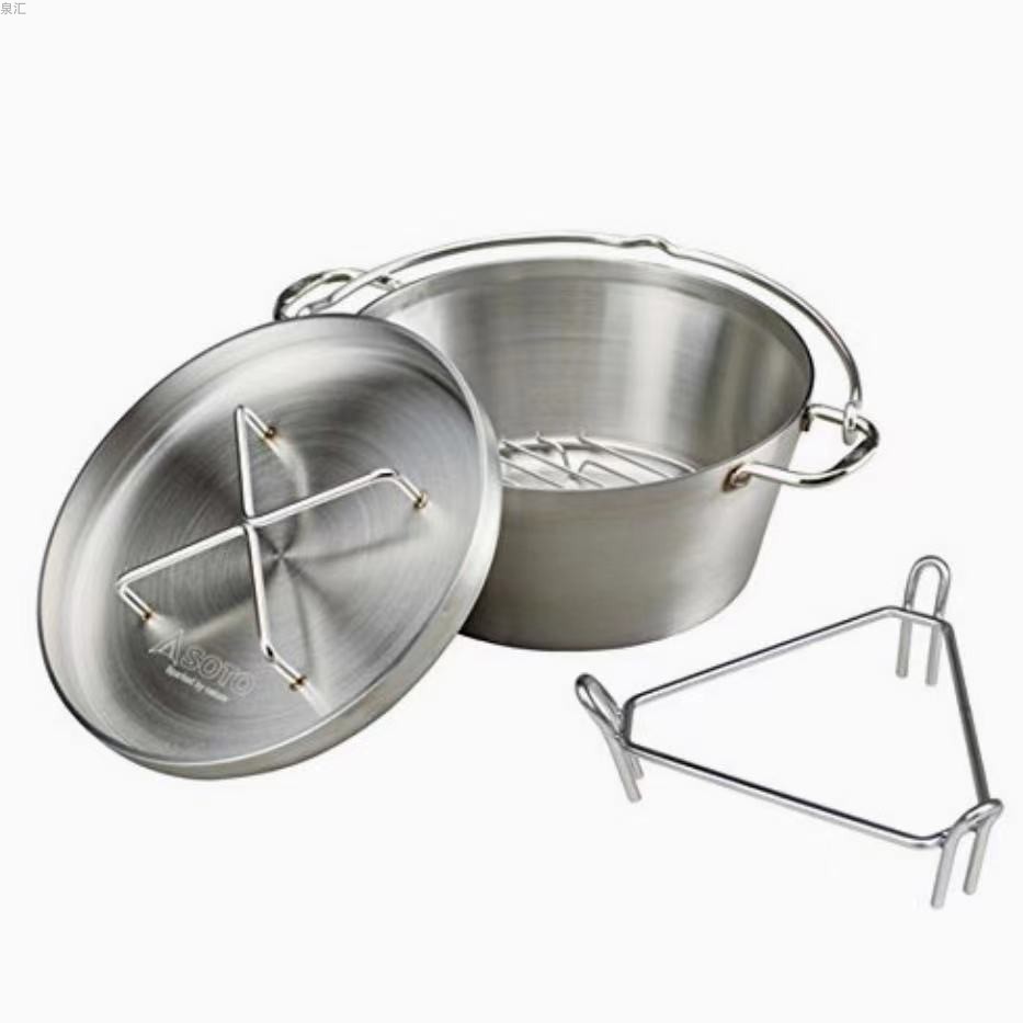 SOTO Dutch Pot Roasting Pot Stainless Steel Pot Camping Pot Camping Pot Outdoor Pot