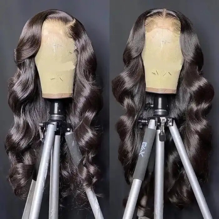 Real Human Hair Lace Front Wig Hd 13X4 Lace Front Wig Body Wave Human Hair